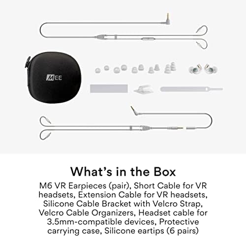MEE audio M6 Sport Wired Earbuds – Premium Noise-Isolating Headphones with Dynamic Bass Sound, Sweatproof Design for Running and Workouts, Memory Wire Earhooks for Ultimate Comfort, 3.5 mm Jack Compatibility (Black) – Elevate Your Active Lifestyle with Unmatched Audio Quality