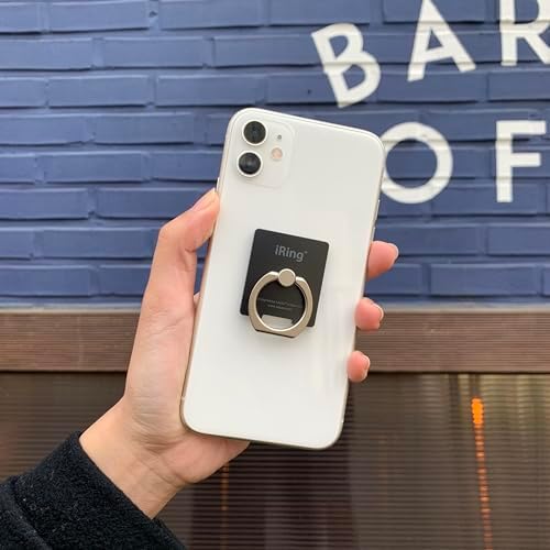 Wireless Charging-Ready i Ring Link Phone Holder – Pearl White Finger Grip & Stand for Ultimate Smartphone Security and Versatility – Compatible with i Phone, Galaxy & All Smartphones – Enhanced 360° Rotation & 180° Flip Design for Effortless Photo Angles – Durable Zinc Alloy & Polycarbonate Construction for Long-Lasting Use – Ultra-Strong Adhesive for Secure Attachment – Detachable Plate for Seamless Wireless Charging – Perfect for Video Calls, Streaming, and Everyday Use – Ideal for All Smartphone Models Including i Phone 14, Galaxy S21, and More – Elevate Your Device Experience with i Ring Link’s Innovative Grip Technology