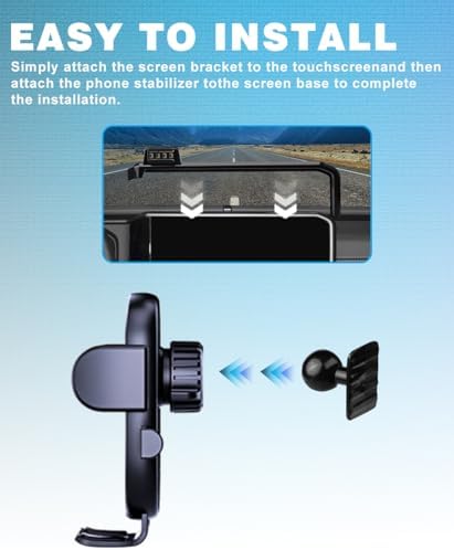 Lexus GX550 2024-2025 Custom Smartphone Mount – 360-Degree Rotating Dash Phone Holder for Safe and Convenient Access – Perfectly Fits Most Smartphones – Effortless Tool-Free Installation for Enhanced Driving Experience – Premium Auto Interior Accessory