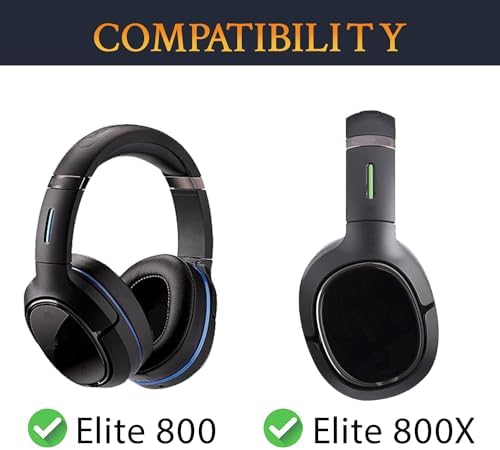Upgrade Your Gaming Audio with SOULWIT Professional Earpads for Turtle Beach Elite 800/800 X – Luxurious Protein Leather & Noise-Isolating High-Density Foam for Enhanced Comfort and Sound Quality – Perfect Replacement Cushions for Immersive Gaming Experience