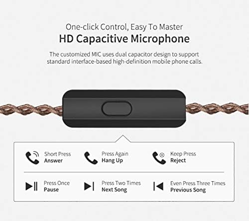 High-Fidelity KZ ZS10 PRO Noise-Isolating Earbuds with Detachable 2-Pin Cable – Superior Five-Driver Sound Clarity in Sleek Sand Black Design for Audiophiles and Casual Listeners Alike