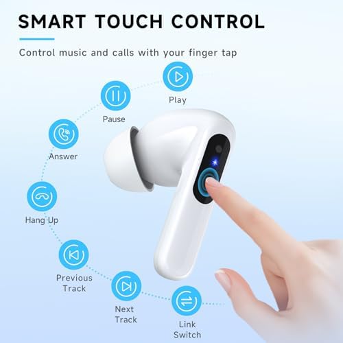 High-Performance Wireless Gaming Earbuds with Ultra-Low Latency & Advanced Noise Cancellation – 36-Hour Battery Life, Dual 2.4 GHz & Bluetooth Connectivity, LED Battery Indicator – Multi-Platform Support for PS5, Meta Quest, PC & More for Ultimate Gaming Experience