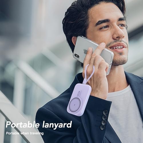 HUOTO 10000 m Ah Magnetic Power Bank – Ultimate Fast Charging Solution for i Phone 12-16 Pro Max | Wireless Battery Pack for Hassle-Free Travel & Everyday Use | Sleek, Compact Design with Enhanced Mag Safe Compatibility