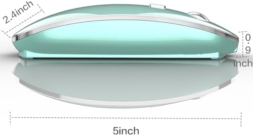 Premium Wireless Mouse for Mac and Windows – Ergonomic, Rechargeable, and Silent Click Design for Enhanced Productivity on Mac Book, Chromebook, and PC – Ideal for Travel and Home Office Setup – Durable and High-Precision Tracking