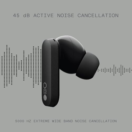 CMF Buds Pro Wireless Earbuds – Advanced Noise Cancellation Up to 45 d B, Bluetooth 5.3 for Swift Connectivity, Ultra Bass for Immersive Sound, 39 Hours Playback, IP54 Sweat Resistance, 6 HD Mics for Crystal Clear Calls, App Compatibility for i OS & Android – Orange Finish for a Stylish Touch