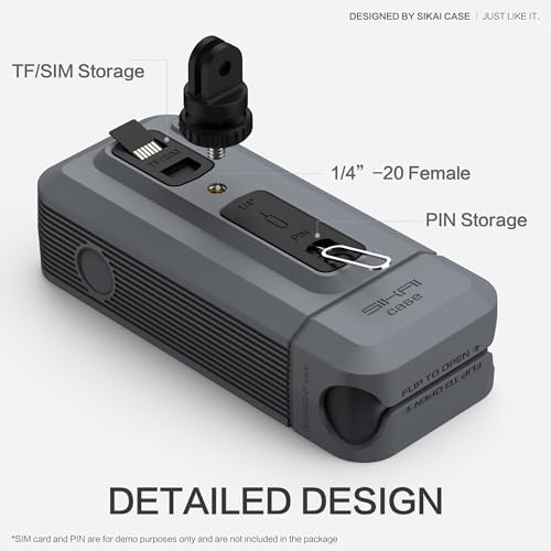 Premium Silicone Protective Case for Anker Prime 12,000 m Ah 130 W Power Bank – Lightweight Dustproof Design with 1/4-inch Mounting Hole and TF/SM Card Storage – Optimal Portability for Daily Use and Camera Charging – Snug Fit for Unobstructed Display and Easy Cleaning – Essential Accessory for On-the-Go Power Solutions