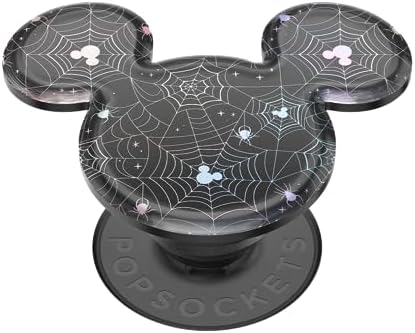 Disney Classic Mouse Pop Sockets Phone Grip with Versatile Kickstand – Ultimate Anti-Drop Phone Holder for One-Handed Use and Easy Style Switchability – Compatible with i Phone, Samsung, and Most Cases – Ideal for Wireless Charging and Everyday Convenience