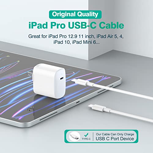 IFEART 10 ft USB C to USB C Charging Cable (2 Pack) – Fast Charging for i Pad Pro, Mac Book, i Phone 16/15 Pro Max, Pixel 7/6 Pro – Universal Compatibility & Durable Design for Home and Office Use