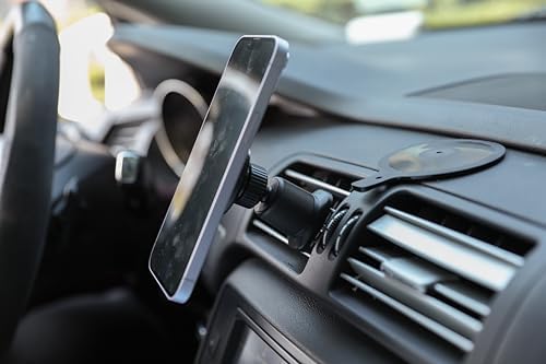 Ultimate Hands-Free Magnetic Car Phone Holder by isuke – Adjustable Mount for Smartphones 4-7.2 Inches – Military-Grade Stability with Double Hooks – 360-Degree Rotational Design for Enhanced Viewing – Perfect for GPS Navigation and Call Management – Durable, Sleek Finish Ideal for Any Vehicle Interior – Elevate Your Driving Experience with This Essential Accessory for Safety and Convenience
