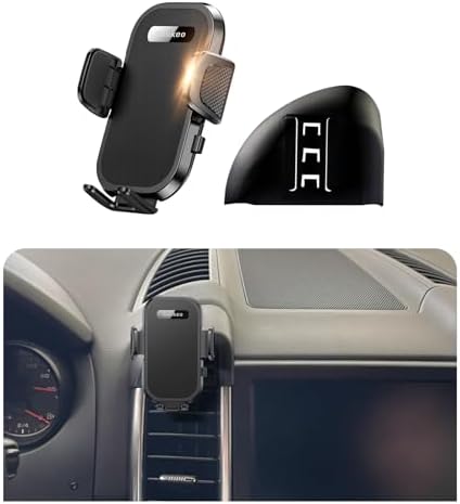 Porsche Cayenne 2024-2025 Custom Car Phone Holder – 360-Degree Adjustable Cradle for 4-7 Inch Smartphones – Effortless Installation & Quick-Release Feature – Elevate Safety & Style in Your Vehicle