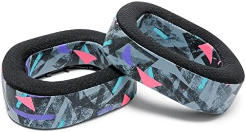 Ultimate Comfort Cooling Gel Earpads for Corsair HS80 Headsets – Wicked Cushions 90’s Black Replacement Ear Cushions for Enhanced Sound Isolation and Long-Lasting Gaming Performance – Perfect for Extended Play and Immersive Audio Experience