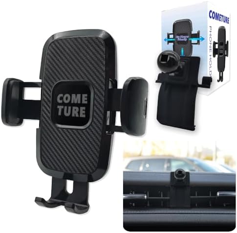 COMETURE Premium Adjustable Car Phone Holder Mount for 2017-2024 Cadillac XT5 & 2020-2024 XT6 – Ultimate Smartphone Cradle for i Phone & Android with 360-Degree Rotation, Seamless Installation, and Enhanced Compatibility for Safe Navigation and Communication