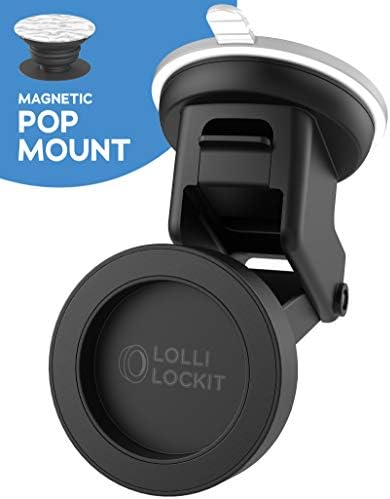 Revolutionize Your Driving with the ENCASED Lolli Lockit CD Car Mount – Magnetic Socket Holder for Pop Phone Grips, Patent Pending Design for Ultimate Stability and Convenience in Any Vehicle