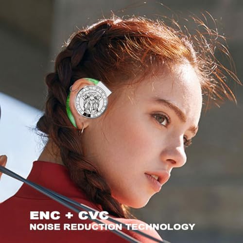 Discover the Ultimate Bluetooth V5.3 On-Ear Headphones for Active Lifestyles – Innovative Open Ear Design with Secure Earhooks, Featuring Advanced Noise Cancelling Technology and Extended Battery Life – Perfect Gift for Virgo Constellation Lovers and Music Aficionados – Enjoy Immersive Sound Quality Anywhere You Go