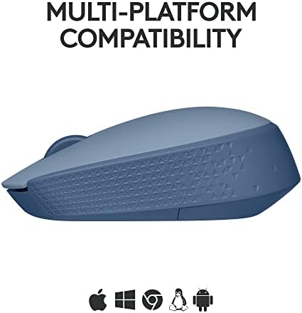 Logitech M170 Wireless Mouse – Ultra-Responsive Optical Tracking, Ambidextrous Design for All Users, 2.4 GHz USB Mini Receiver, 12-Month Battery Life, Perfect for PC, Mac & Laptop – Elevate Your Productivity with Seamless Wireless Freedom
