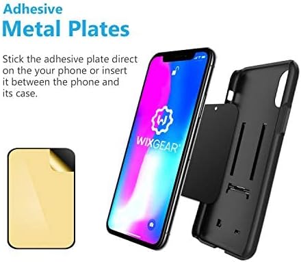 Elevate Your Driving Experience with Wix Gear’s Universal Magnetic Phone Dashboard Mount – Quick Swift-Snap Technology, Secure Grip for Smartphones & Mini Tablets, Enhanced Stability & Compatibility, Easy Stick-On Installation for Safe Hands-Free Navigation (2 Pack)