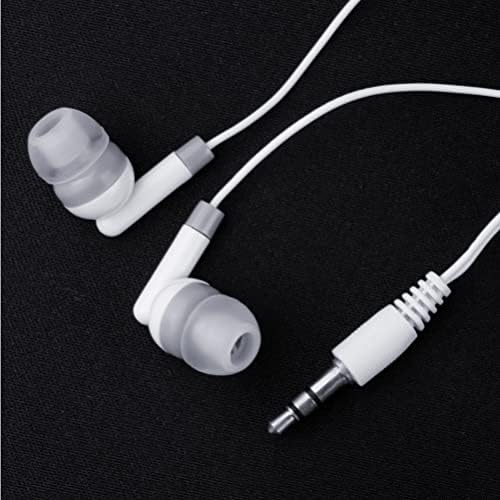 Bulk Pack of 50 Individually Wrapped Earbuds – Premium Classroom Headphones for Schools, Libraries, and Hospitals – Enhanced Compatibility, Lightweight Design, and High-Quality Sound for Focused Listening