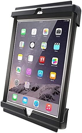 Rugged RAM Mounts RAM-HOL-TAB20 U Tab-Tite Adjustable Tablet Holder for 9″-10.5″ Devices – Heavy-Duty Compatibility with RAM B 1″ and C 1.5″ Ball Bases for Ultimate Stability and Accessibility in Any Environment