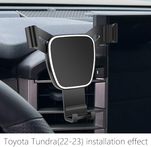 Toyota Tundra 2014-2021 Custom Phone Holder – Secure Smartphone Mount for Crew Max – Effortless Installation & Enhanced Safety for Navigation – Premium Auto Interior Accessory