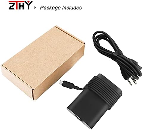 Upgrade Your Power: 45 W USB-C Laptop Charger for Dell XPS and Latitude Models – Fast, Reliable, and Compatible Replacement for Enhanced Performance – Safe Charging with Smart Protection Features – Ideal for Professionals and Students on the Go