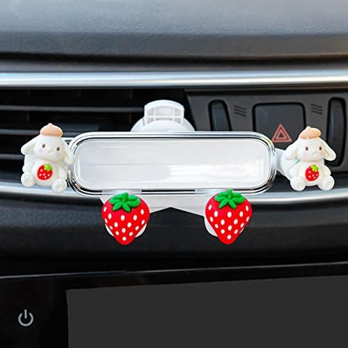 Charming Rabbit-Themed Air Vent Phone Holder for Vehicles – Universal Silicone Phone Cradle with Enhanced Magnetic Grip for Optimal Security – Perfect for Hands-Free Navigation and Stylish Interior Decor