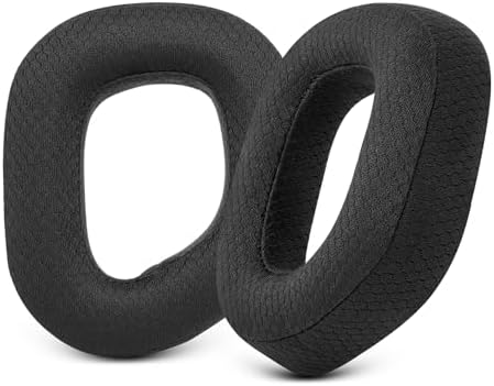 Ultimate Comfort Upgrade for Corsair HS80 RGB Gaming Headsets – Replacement Ear Pads with High-Density Noise-Canceling Foam and Breathable Mesh for Enhanced Sound Isolation and Long-Lasting Gaming Enjoyment