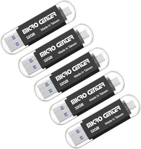 Unlock Ultimate Storage Freedom with the Micro Center 512 GB Super Speed 2-in-1 USB Flash Drive – Dual Connector Type C & Type A for Lightning-Fast Transfers up to 150 MB/s, Perfect for Android Smartphones, Tablets, and PCs – Compact, Durable, and Ready for On-the-Go Data Management!