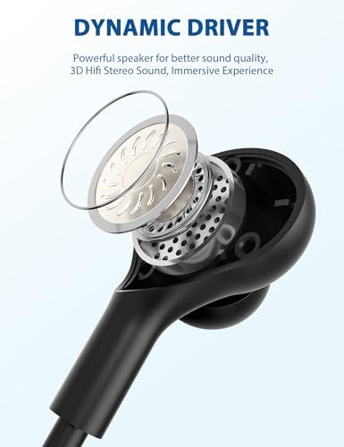 Premium USB Type C Wired Earbuds for i Phone 16 & Samsung Galaxy Devices – Advanced Noise-Canceling In-Ear Headphones with Magnetic Storage for Tangle-Free Use, Exceptional Hi-Fi Stereo Sound for Audiophiles, Enhanced Compatibility with i Pad A16 & Pixel 9 Series – Ultimate Comfort and Crystal-Clear Audio Experience for Music Enthusiasts and Professionals