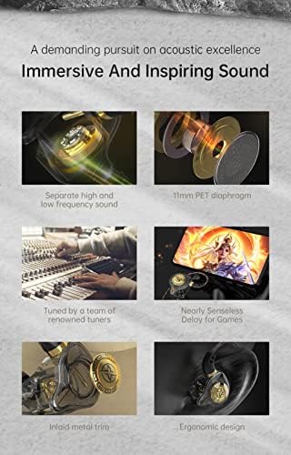 FEDAI X1 Premium Wired Earbuds with Microphone – High-Fidelity In-Ear Monitors for Gaming & Sports – Comfortable Earfins for Optimal Fit, Crystal Clear Sound, 3.5 mm Compatibility for PC and Mobile – Stylish Blue Design Perfect for Daily Use