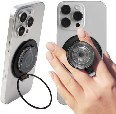 Elevate Your Smartphone Experience with the Sleek Green Mag Safe-Compatible Ultra-Thin Collapsible Phone Grip – 360-Degree Rotating Magnetic Holder for i Phone & Android, Effortlessly Enhance Functionality with Wireless Charging Compatibility, Lightweight Yet Durable – Your Essential Portable Accessory for Secure Handling and Stylish Convenience