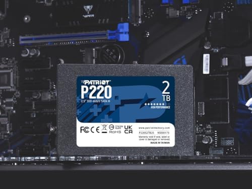 Patriot Memory P220 128 GB SATA III 2.5″ Internal SSD – Blazing Fast Solid State Drive for Enhanced Performance & Reliability – Upgrade Your Storage Today!