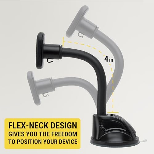 Scosche MXDM Ultra-Strong Magnetic Car Phone Holder – Secure Dashboard Mount for i Phone, Samsung & All Smartphones – Effortless Hands-Free Navigation & Enhanced Driving Safety with Durable Metal Plate