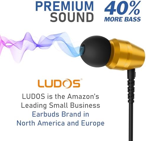LUDOS OMNITONE USB-C Earbuds – Rich Sound Quality & Comfortable Fit for i Phone 16 & Samsung Galaxy S24 – Noise-Canceling Technology, Ergonomic Design, 5-Year Warranty – Turquoise – Perfect for Music, Gaming, and Calls with Quick USB-C Connectivity and Wide Device Compatibility