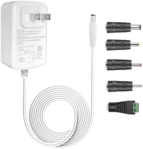 Gonine 24 V DC 1 A LED Power Supply Adapter – Universal 110-240 V AC Charger for Efficient LED Strip Lighting – Optimized for 100-1000 m A Power Needs with Enhanced Safety Features and Compact Design