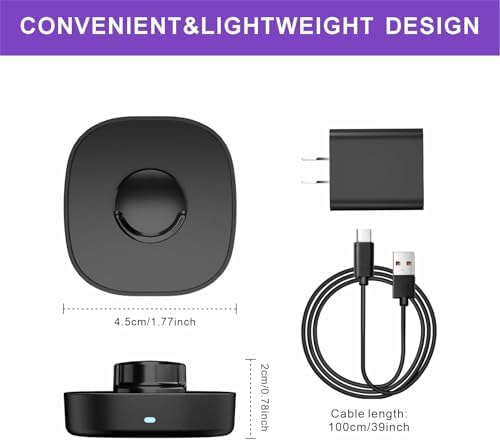 Oura Ring Gen3 Fast Charging Dock – Size 11 USB-C Wall Charger with 3 FT Cable | Premium Portable Power Hub for Oura Ring Gen3 | Rapid Recharge for Enhanced Health Tracking Efficiency and Convenience