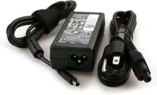 Genuine Dell 65 W AC Power Adapter for Inspiron Series Laptops – Fast Charging with 4.5 mm Connector, Universal Compatibility for 3000, 5000, 7000 Models, Portable Design for On-the-Go Productivity