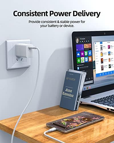 Compact 20 W Fast Charging Adapter for Google Pixel Devices – Foldable Design with 6 Ft Cable – Ultimate Power Solution for Pixel 8, 8 Pro, 7 Series, and More – Sleek White Finish for Enhanced Portability and Performance – Rapid Charging Capability Ensures You Stay Connected Effortlessly