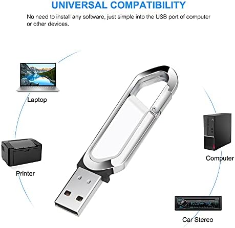 64 GB Portable Metal USB Flash Drive – Stylish Red Keychain Memory Stick for Fast External Data Storage and Seamless File Transfer – Ideal for Students and Professionals