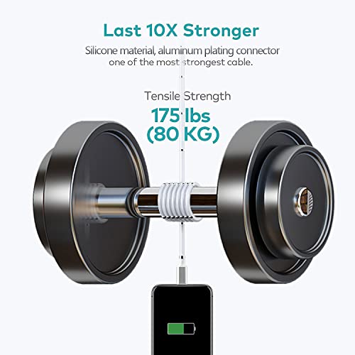 Revolutionary Magnetic Charging Cable 3 FT – Ultra-Fast MFi Certified Lightning Connection for i Phone & i Pad – Durable Nano Data Sync 2-Pack – Effortless Alignment for Seamless Charging at Home or On-the-Go – Compatible with All i Phone Models from 5 to 14 Pro Max – Protects Charging Ports from Wear and Tear