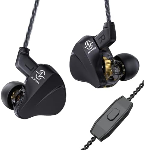 Transform Your Sound Journey with CCZ BC04 Pro High-Resolution In-Ear Monitor Headphones – Ergonomically Designed Wired Earbuds Featuring Advanced Dynamic and Balanced Armature Drivers for Unmatched Audio Clarity, Superior Noise Isolation, and Robust Detachable Cable – Perfect for Musicians, Audiophiles, and Gamers Seeking Ultimate Sound Precision.