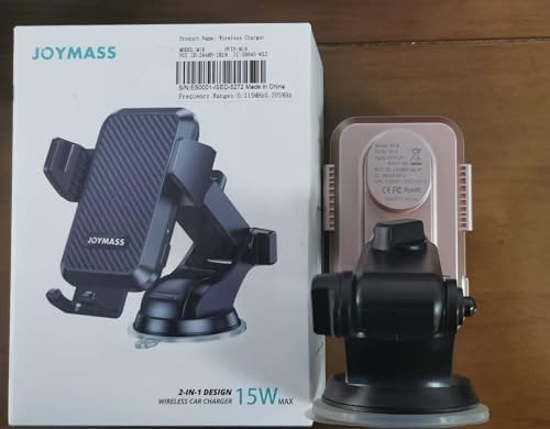 Effortless Power on the Road: JOYMASS 15 W Wireless Car Charger & Auto-Clamping Phone Holder in Chic Purple – Universal Compatibility with i Phone 12-16 & Samsung Galaxy S24, S23, S22+ – Fast Charging Made Stylish and Secure for Every Commute