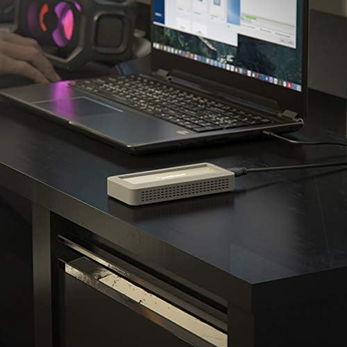 SABRENT Rocket RGB USB-C 20 Gbps M.2 SATA/NVMe SSD Enclosure – Special Edition for Maximum Speed and Versatile Compatibility – Elevate Your Data Transfer Experience with Stunning RGB Design and Durable Aluminum Build