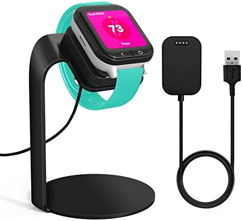 GEORDGY Magnetic Charging Dock for Verizon Gizmo Watch 1 & 2 – Portable Charger with 3.3 ft Durable USB Cable – Enhanced Magnetic Connection for Secure Charging – Ideal Smartwatch Accessory for On-the-Go Power Solutions