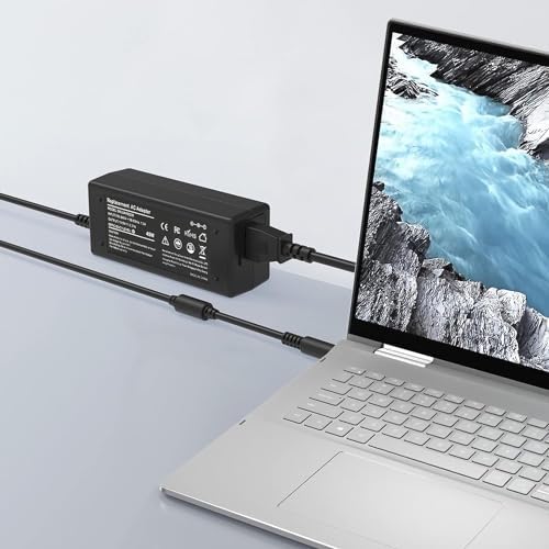 Universal 65 W USB-C Type-C Laptop Charger for Dell Latitude & XPS Models – Fast Charging Power Adapter Compatible with Latitude 7275, 7370, 5420, XPS 13 9250 & More – Versatile 5 V to 20 V Output for Optimal Device Performance – Durable Power Cord Included with 1-Year Warranty and 30-Day Replacement Guarantee – Ideal for Home and Office Use