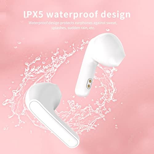 Kids’ Bluetooth 5.1 Wireless Earbuds – Adorable Waterproof Earphones with Dual Mics, 36-Hour Playtime, Hi-Fi Stereo Sound, and Gaming Mode – Perfect for Active Young Listeners and Learning on the Go