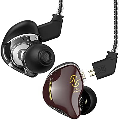 Unleash Your Sound Potential with CCZ Coffee Bean Wired Earbuds – Premium In-Ear Monitors for Musicians and Fitness Enthusiasts, Featuring Hi-Fi Bass and Patented Comfort Eartips – Perfect for Stage Performances, Workouts, and Everyday Listening – Lightweight, Durable Design for Unmatched Audio Quality in Any Setting