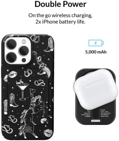 Stylish Hot Pink Leopard VELVET CAVIAR Magnetic Power Bank – Mag Safe Compatible Slim Charger for i Phone 12, 13, 14, 15 – Fast 5000 m Ah Portable Battery Pack with USB-C for Effortless Charging on the Go