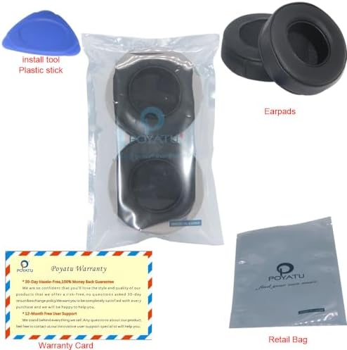 Premium Replacement Earpads for Skullcandy Hesh 2 – Superior Comfort & Noise Isolation Ear Cushions for Bluetooth Over-Ear Headphones – Long-lasting Memory Foam Ear Pads in Sleek Black – Hassle-Free Installation & Enhanced Audio Experience