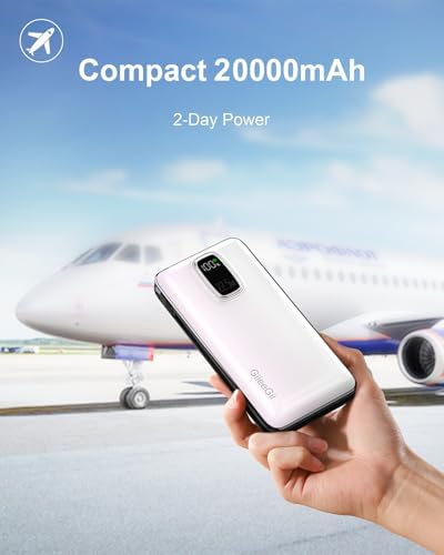 Ultimate 10000 m Ah Portable Power Bank with Built-In USB-C, USB-A & i OS Cables – 22.5 W Fast Charging Power Bank for i Phone 16/15/14/13, Samsung S24/S23/S22/S21, i Pad & More – Lightweight, Airline-Approved Charger for On-the-Go Convenience and Enhanced Device Compatibility
