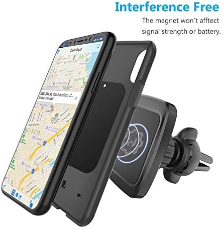 Wix Gear Magnetic Phone Holder for Car – Ultra-Stable Twist-Lock Air Vent Mount with Swift-Snap Technology, Universal Smartphone Compatibility, Strong Magnetic Grip for Secure Hands-Free Driving, Sleek Design for All Vehicles